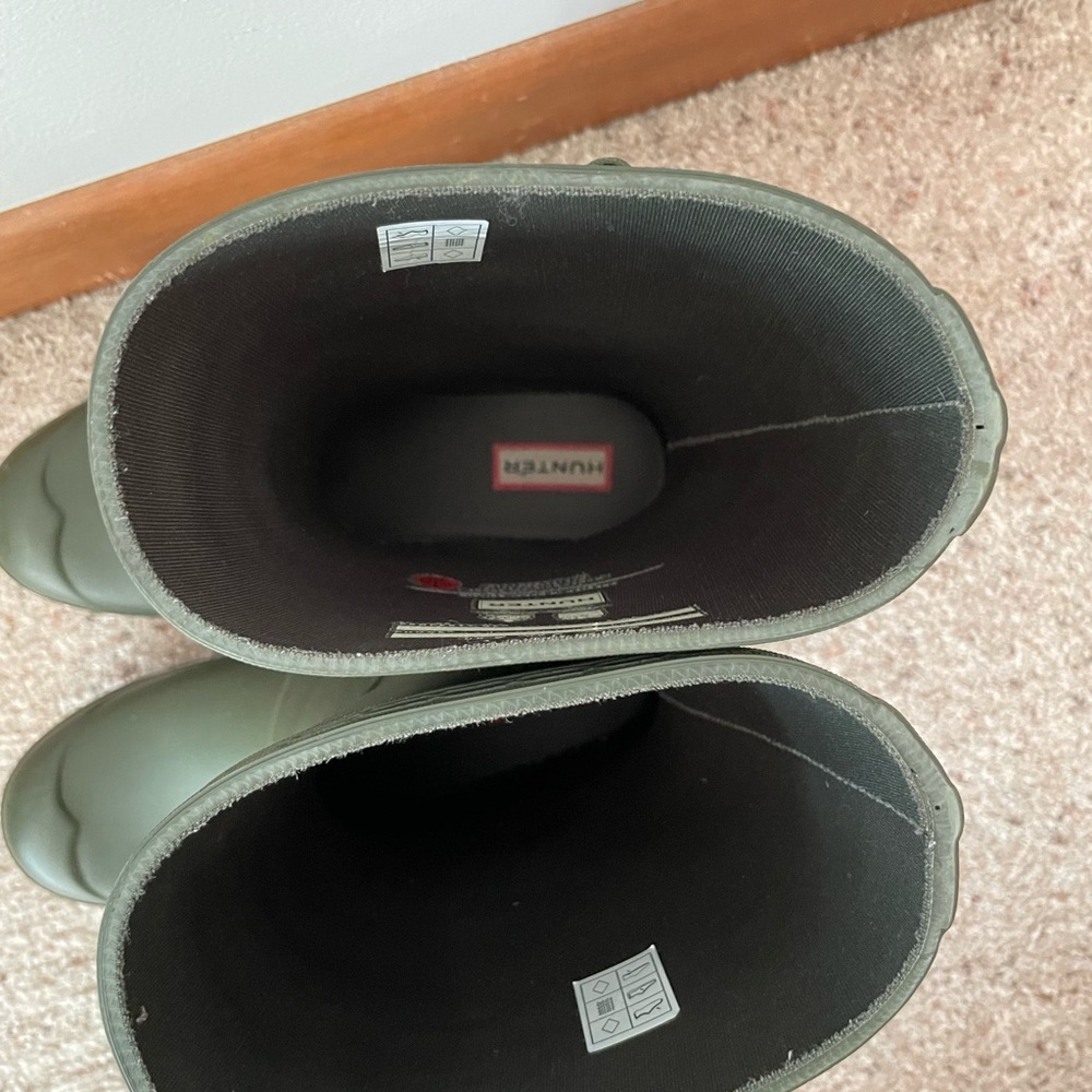 Hunter Dark Green Waterproof Boots - Picture 6 of 8